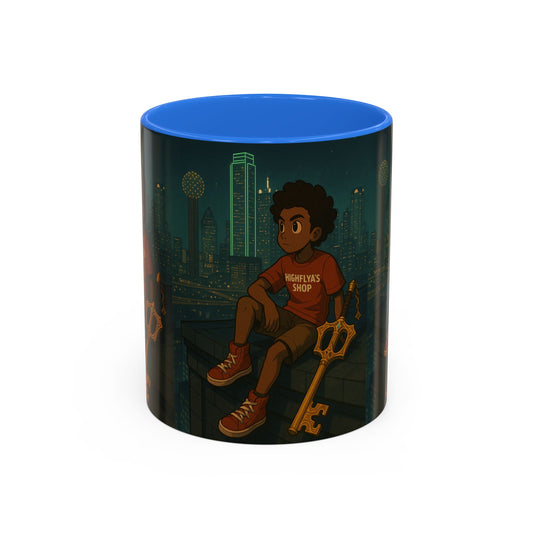 Colorful Cityscape Coffee Mug - Perfect Gift for Kids, Unique Mug, Art Mug, City Vibe Cup, Fun Home Decor