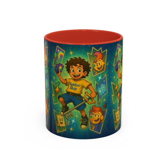 Magic Shop Accent Coffee Mug, Fun Gift, Kids' Birthday Present, Colorful Mug for Collectors, Playful Kitchen Decor