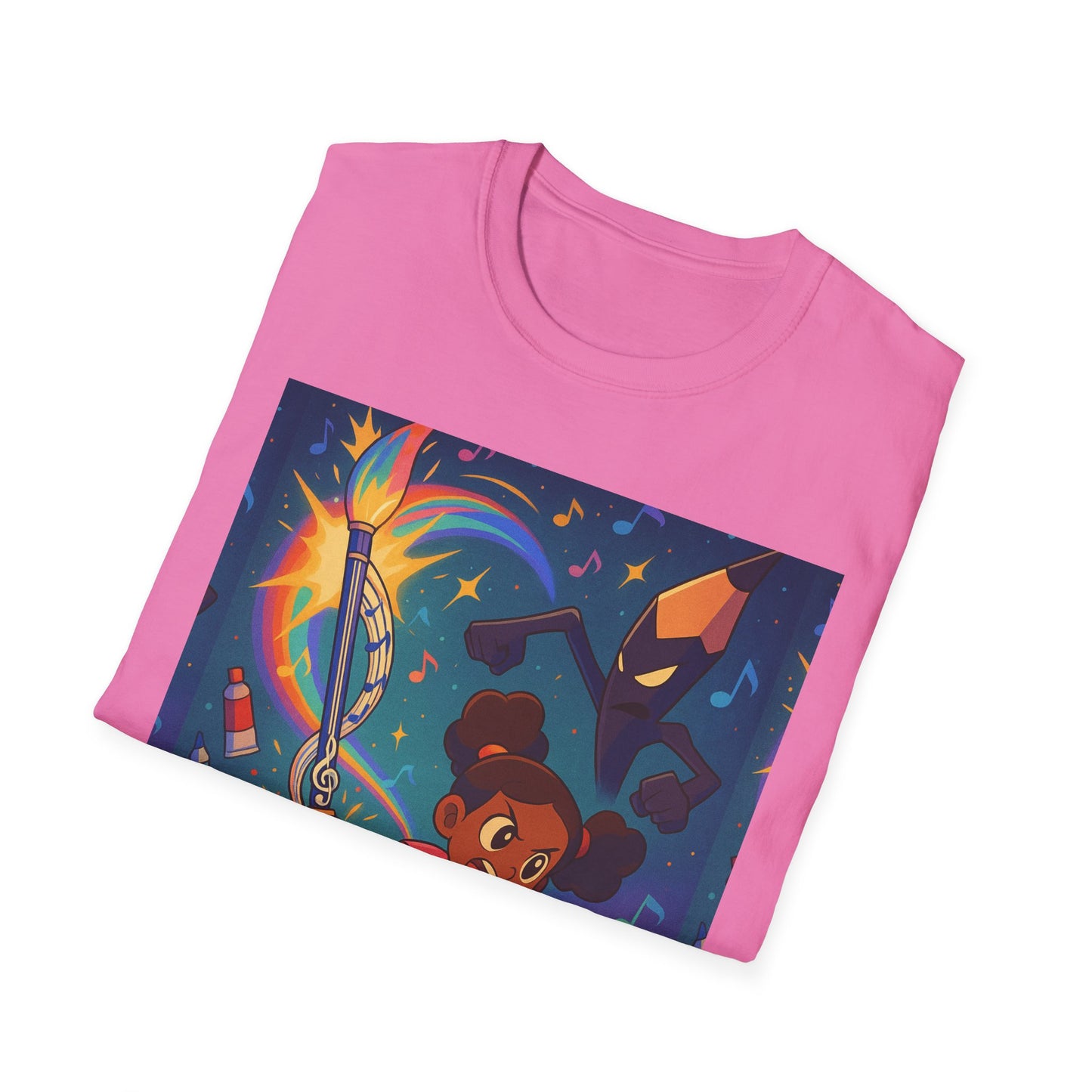Heroic Adventure Unisex T-Shirt - Perfect for Kids & Teens, Great for Birthdays, Gift for Young Dreamers, Casual Wear, Fun Character Design