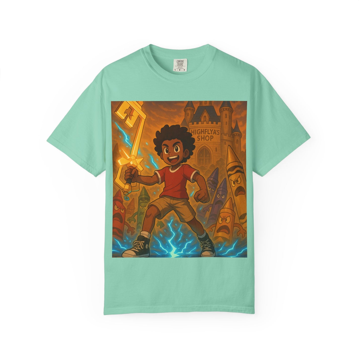 Heroic Adventure T-Shirt, Unisex Graphic Tee, Teen Gift, Video Game Enthusiast Apparel, Casual Everyday Wear, Gaming Shirt