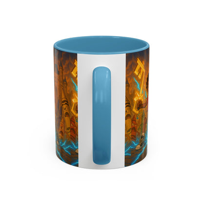 Electric Adventure Coffee Mug, Kids' Gift, Art Mug, Fun Drinkware, Fantasy Theme, Birthday Present