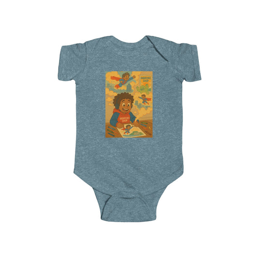 Playful Infant Bodysuit with Colorful Art - Perfect Baby Gift