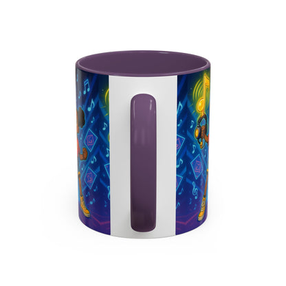 Joyful Music-Themed Coffee Mug | Perfect Gift for Music Lovers, Fun Home Decor, Birthday Present, or Child's Special Occasion