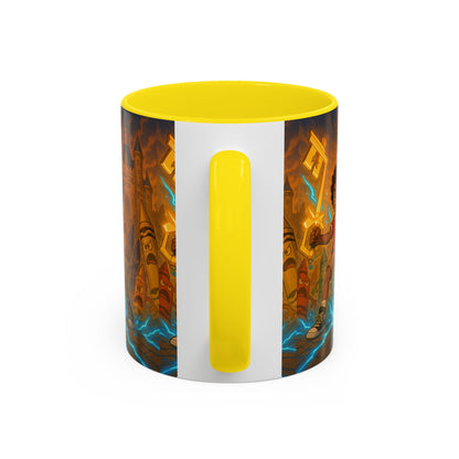 Electric Adventure Coffee Mug, Kids' Gift, Art Mug, Fun Drinkware, Fantasy Theme, Birthday Present