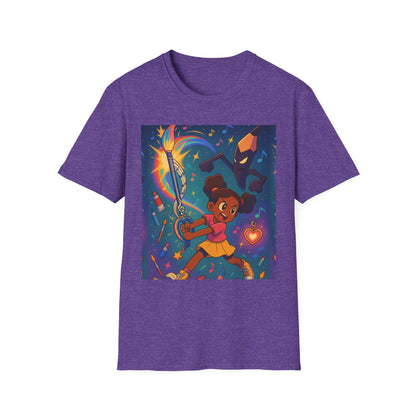 Heroic Adventure Unisex T-Shirt - Perfect for Kids & Teens, Great for Birthdays, Gift for Young Dreamers, Casual Wear, Fun Character Design