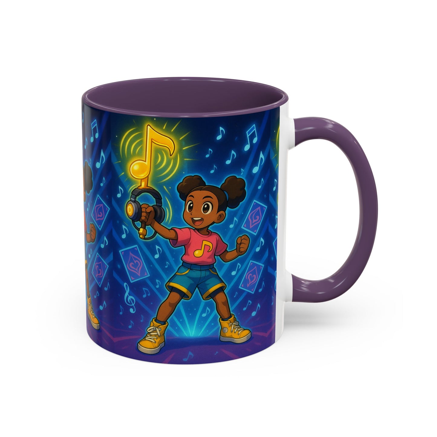 Joyful Music-Themed Coffee Mug | Perfect Gift for Music Lovers, Fun Home Decor, Birthday Present, or Child's Special Occasion