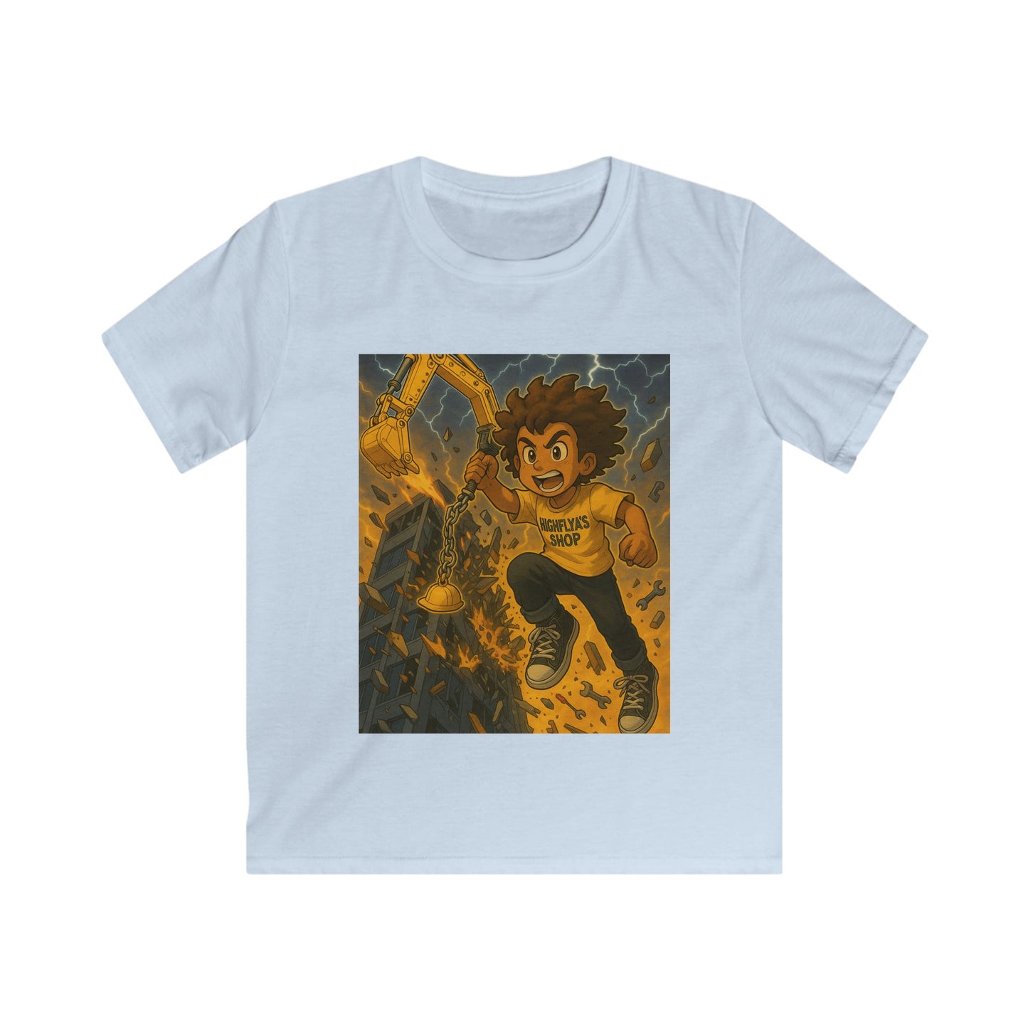 Adventure Kid's Softstyle Tee, Kid's Graphic T-Shirt, Fun Play T-Shirt, Birthday Gift for Kids, Cartoon Adventure Tee