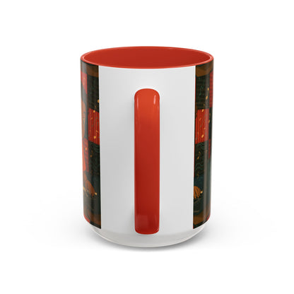 Musical Vibes Accent Coffee Mug - Perfect Gift for Music Lovers, Studio Enthusiasts, and Creative Minds, Personalized Drinkware