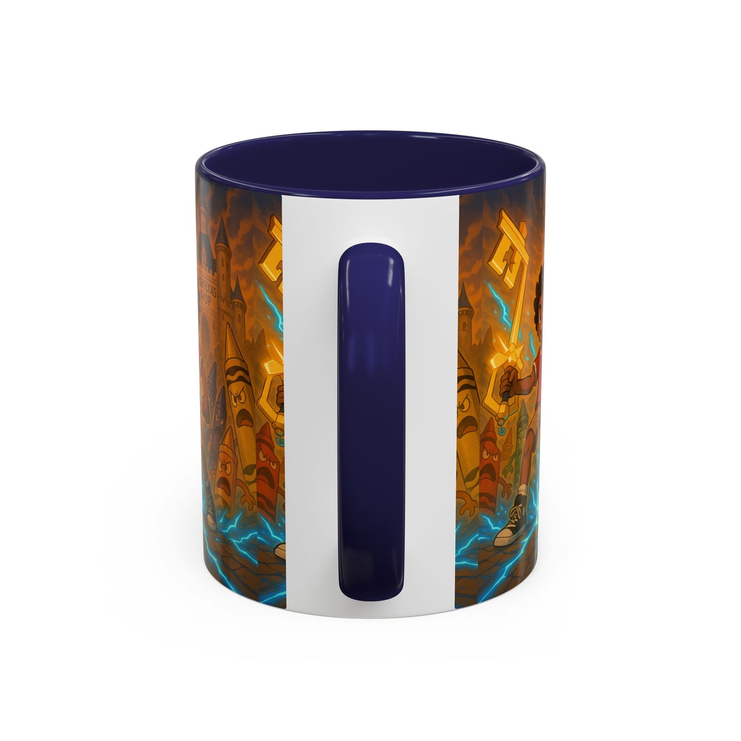 Electric Adventure Coffee Mug, Kids' Gift, Art Mug, Fun Drinkware, Fantasy Theme, Birthday Present