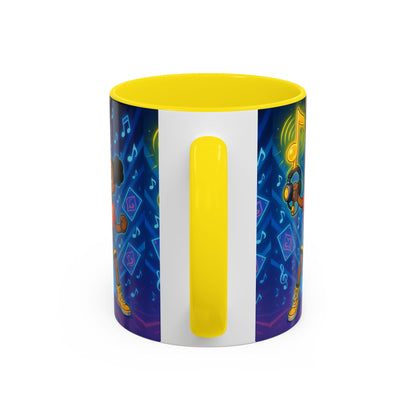 Joyful Music-Themed Coffee Mug | Perfect Gift for Music Lovers, Fun Home Decor, Birthday Present, or Child's Special Occasion