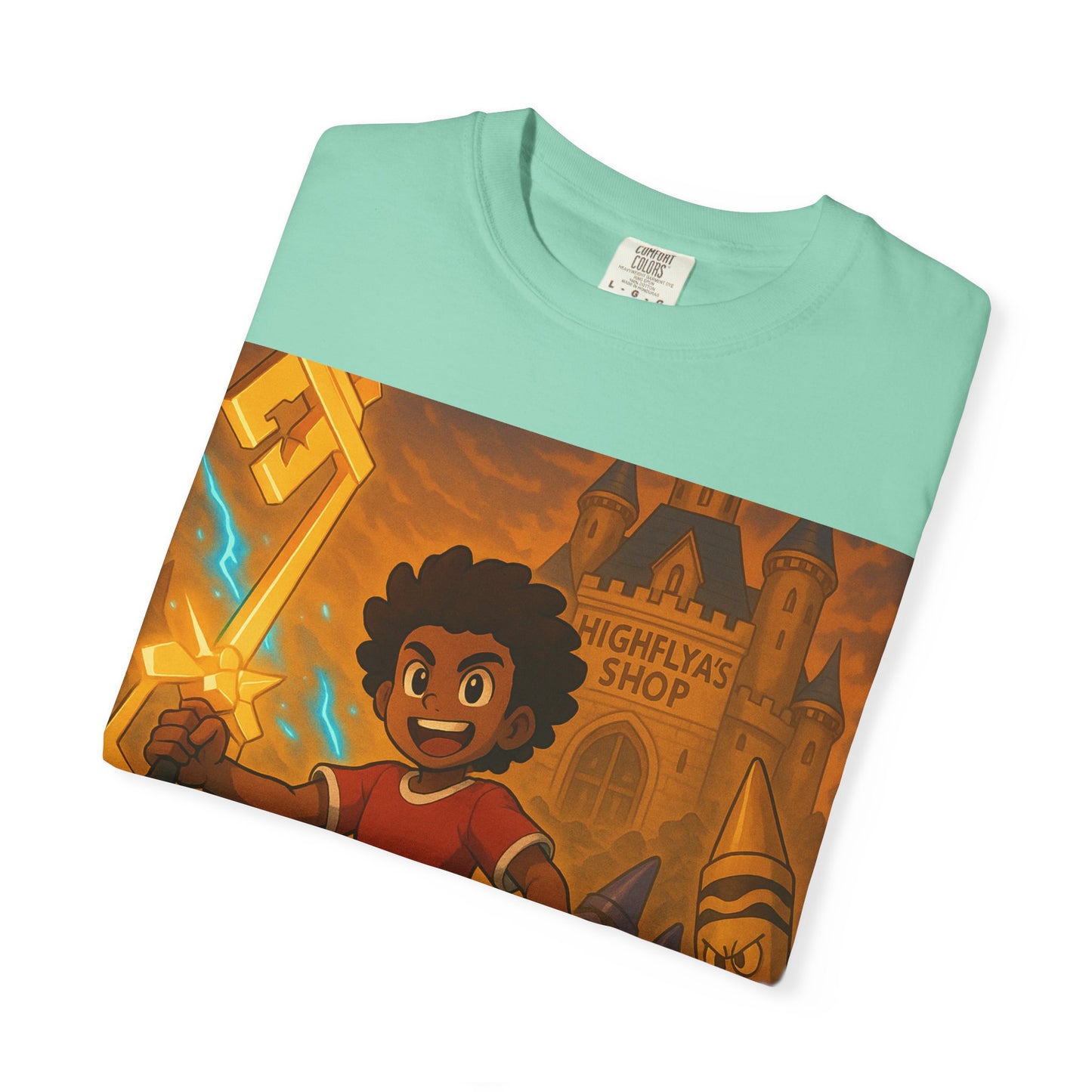 Heroic Adventure T-Shirt, Unisex Graphic Tee, Teen Gift, Video Game Enthusiast Apparel, Casual Everyday Wear, Gaming Shirt