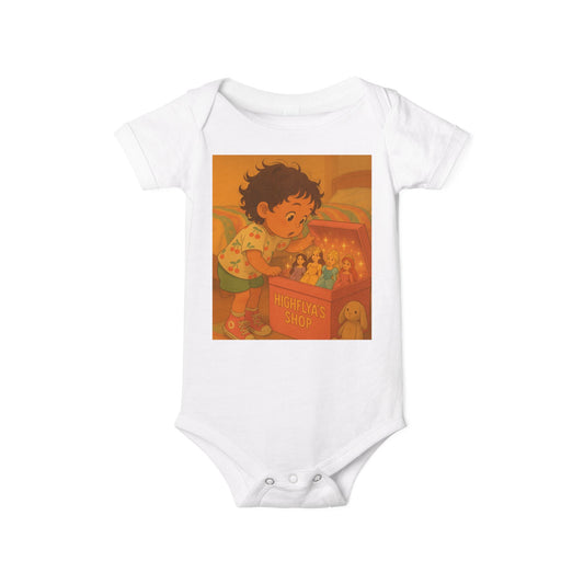 Toddler One-Piece Bodysuit - Vintage Toy Theme