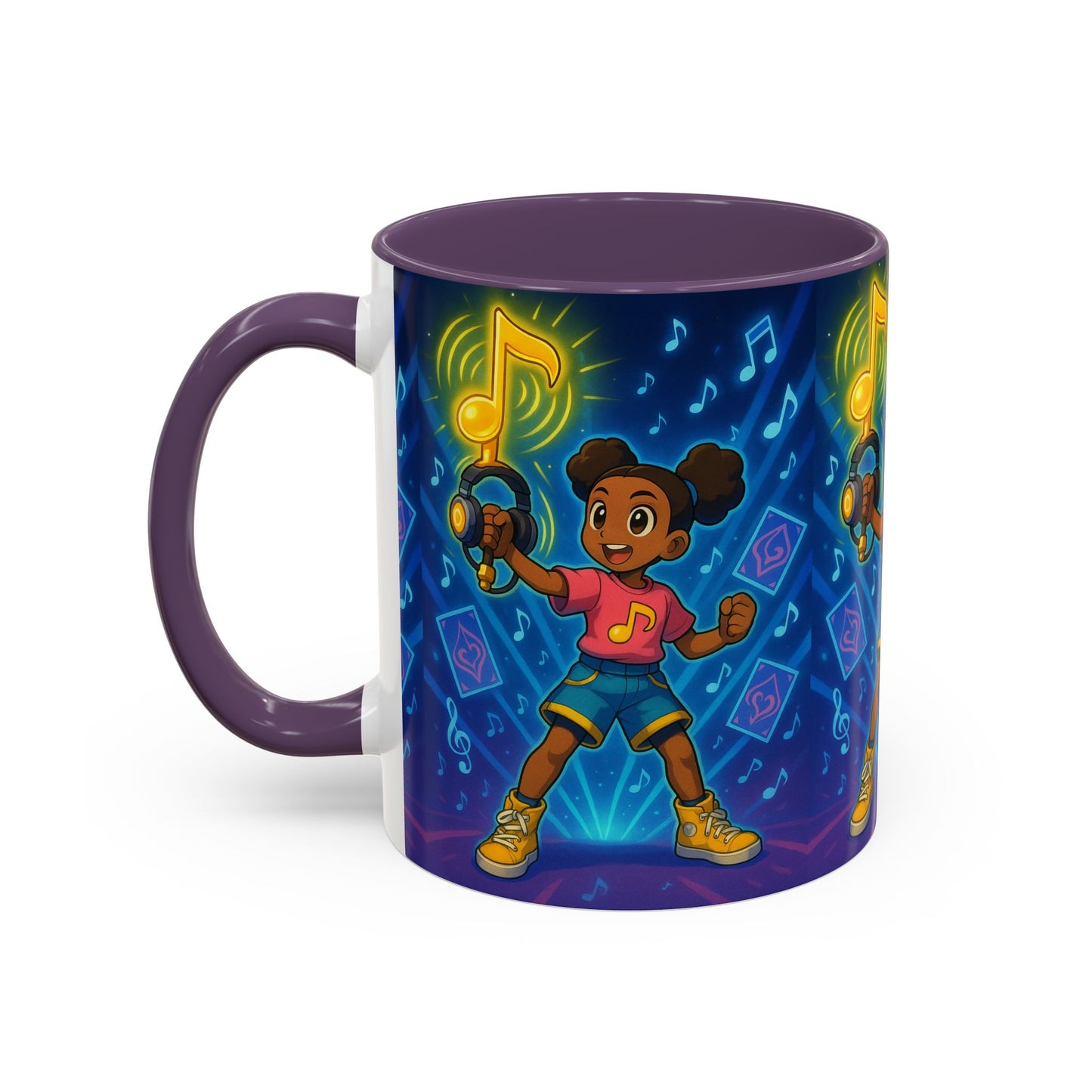 Joyful Music-Themed Coffee Mug | Perfect Gift for Music Lovers, Fun Home Decor, Birthday Present, or Child's Special Occasion