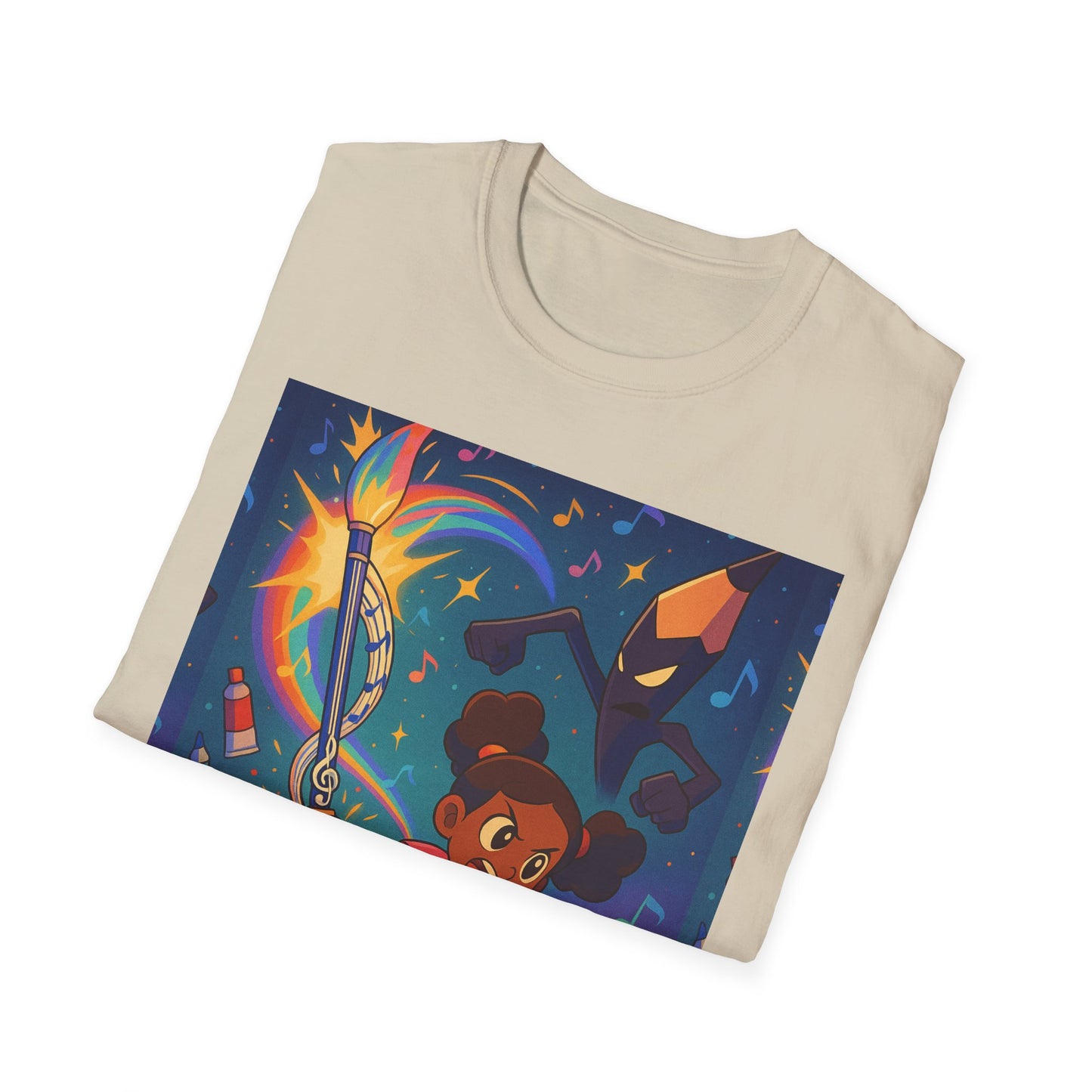 Heroic Adventure Unisex T-Shirt - Perfect for Kids & Teens, Great for Birthdays, Gift for Young Dreamers, Casual Wear, Fun Character Design