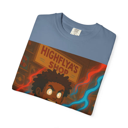 Powered up, Unisex Tees, Gift for Gamers, Artistic Apparel, Casual Everyday Wear, Fun Stylish Top