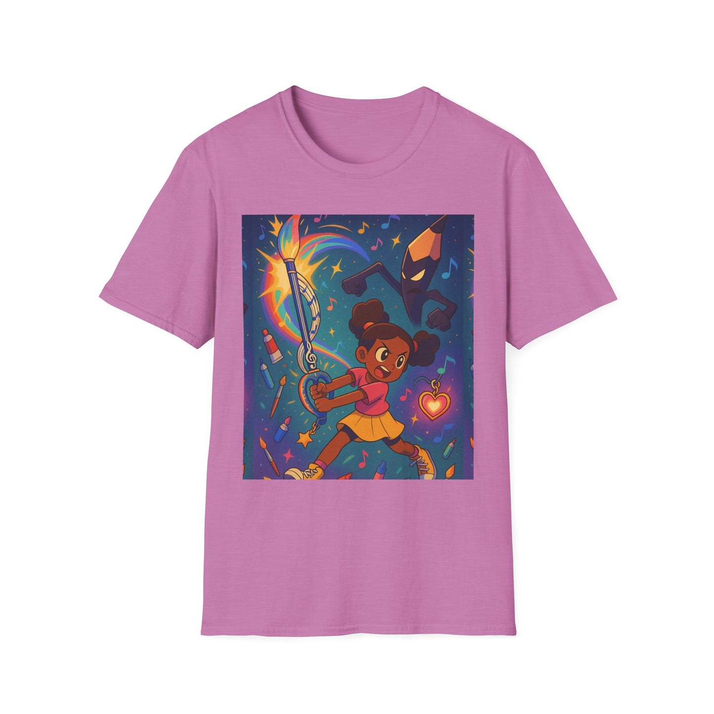 Heroic Adventure Unisex T-Shirt - Perfect for Kids & Teens, Great for Birthdays, Gift for Young Dreamers, Casual Wear, Fun Character Design