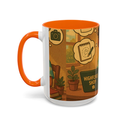 Creative Thinker Accent Coffee Mug - 11oz & 15oz