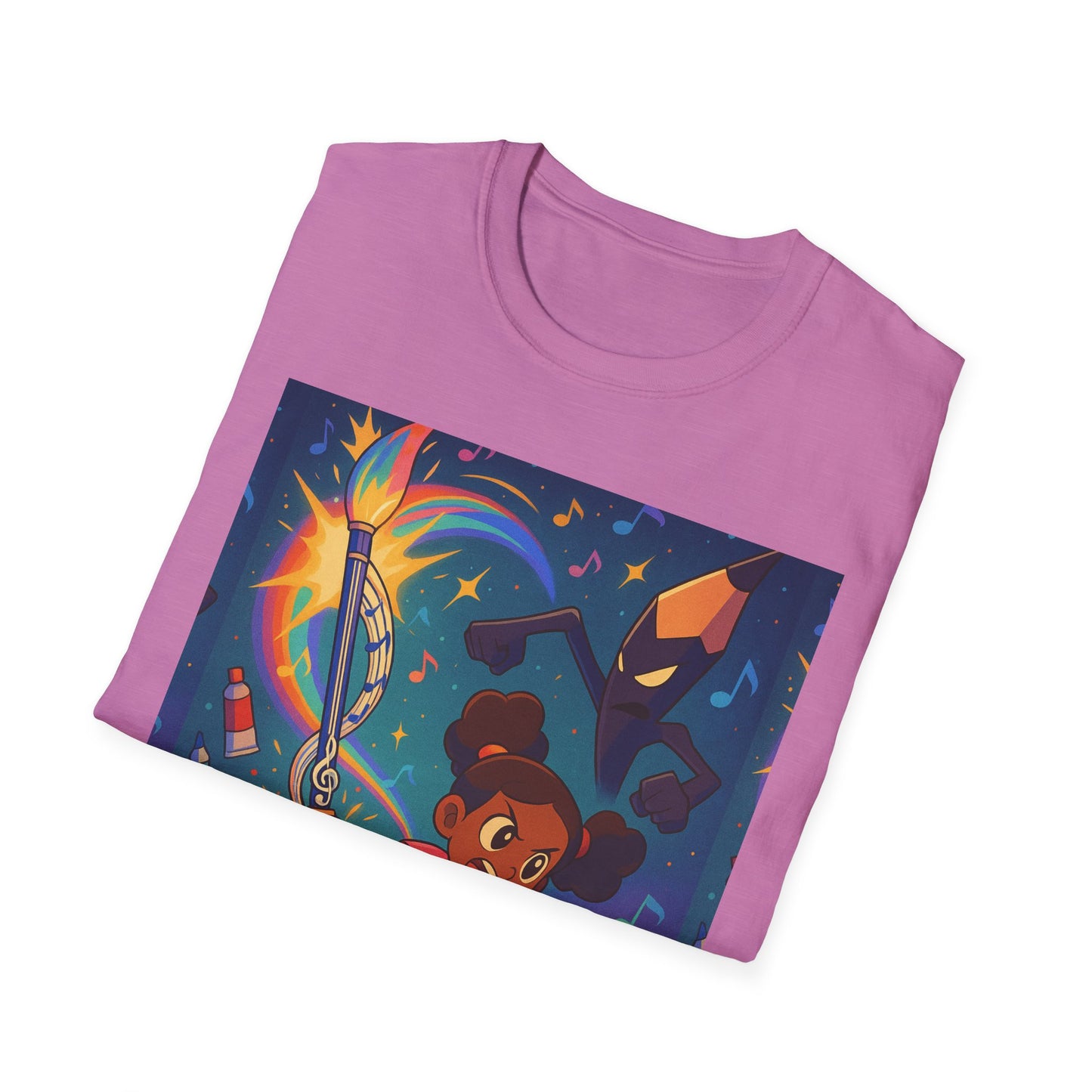 Heroic Adventure Unisex T-Shirt - Perfect for Kids & Teens, Great for Birthdays, Gift for Young Dreamers, Casual Wear, Fun Character Design