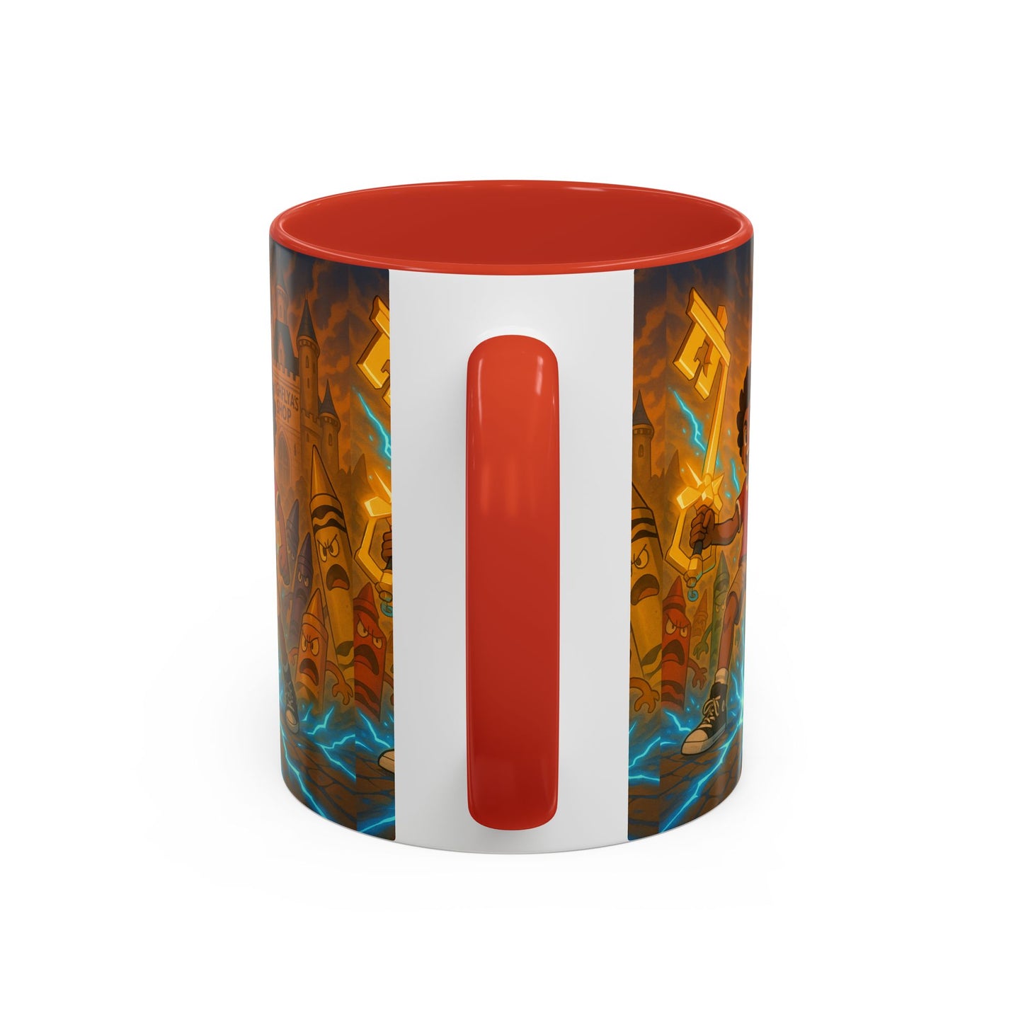 Electric Adventure Coffee Mug, Kids' Gift, Art Mug, Fun Drinkware, Fantasy Theme, Birthday Present