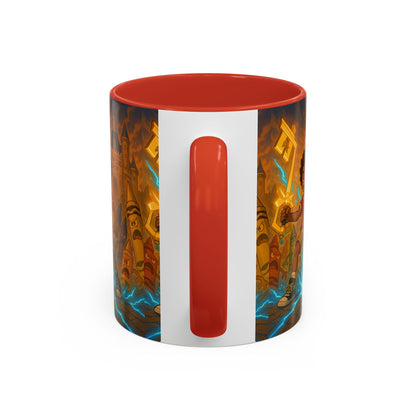 Electric Adventure Coffee Mug, Kids' Gift, Art Mug, Fun Drinkware, Fantasy Theme, Birthday Present