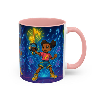 Joyful Music-Themed Coffee Mug | Perfect Gift for Music Lovers, Fun Home Decor, Birthday Present, or Child's Special Occasion