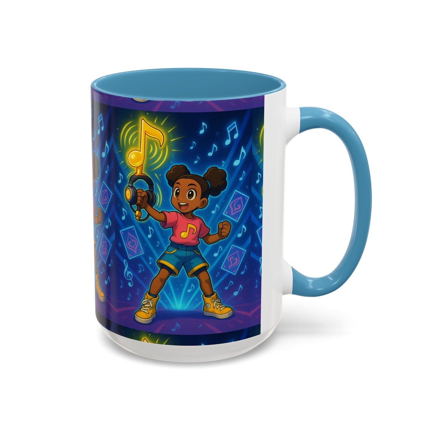 Joyful Music-Themed Coffee Mug | Perfect Gift for Music Lovers, Fun Home Decor, Birthday Present, or Child's Special Occasion