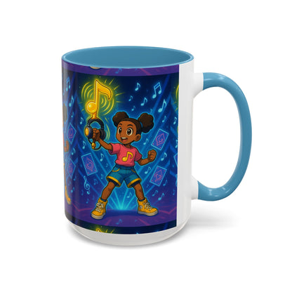Joyful Music-Themed Coffee Mug | Perfect Gift for Music Lovers, Fun Home Decor, Birthday Present, or Child's Special Occasion