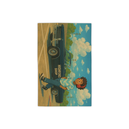 Retro Car Beach Towel - Highflya's Shop