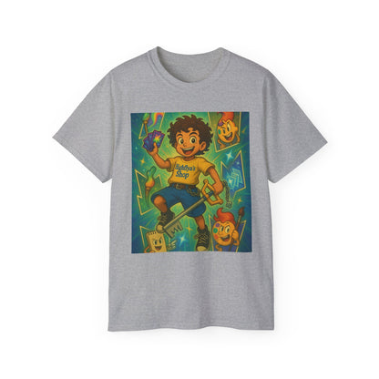 Retro-Inspired Kid's Tee, Cute Graphic T-Shirt, Unisex Cotton Apparel, Fun Summer Top, Gift for Kids, Playful Children's Clothing