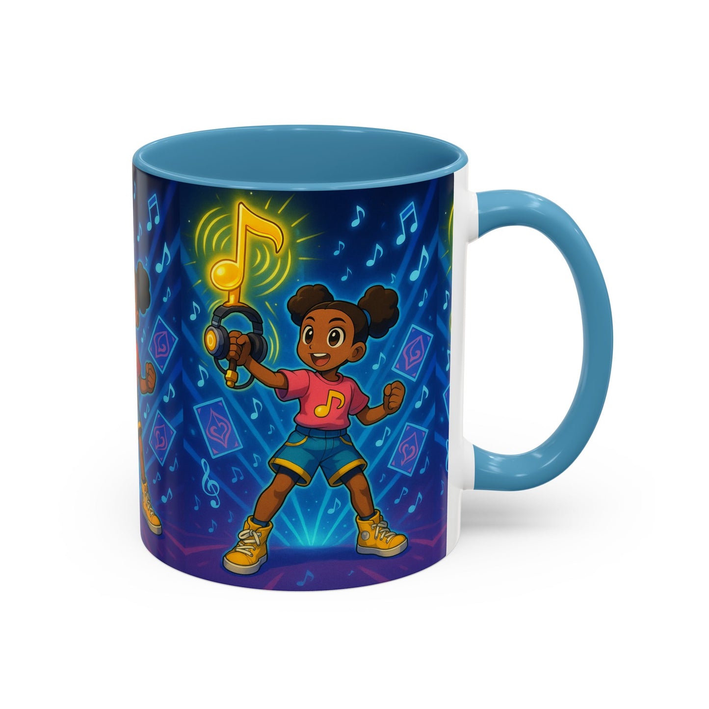 Joyful Music-Themed Coffee Mug | Perfect Gift for Music Lovers, Fun Home Decor, Birthday Present, or Child's Special Occasion