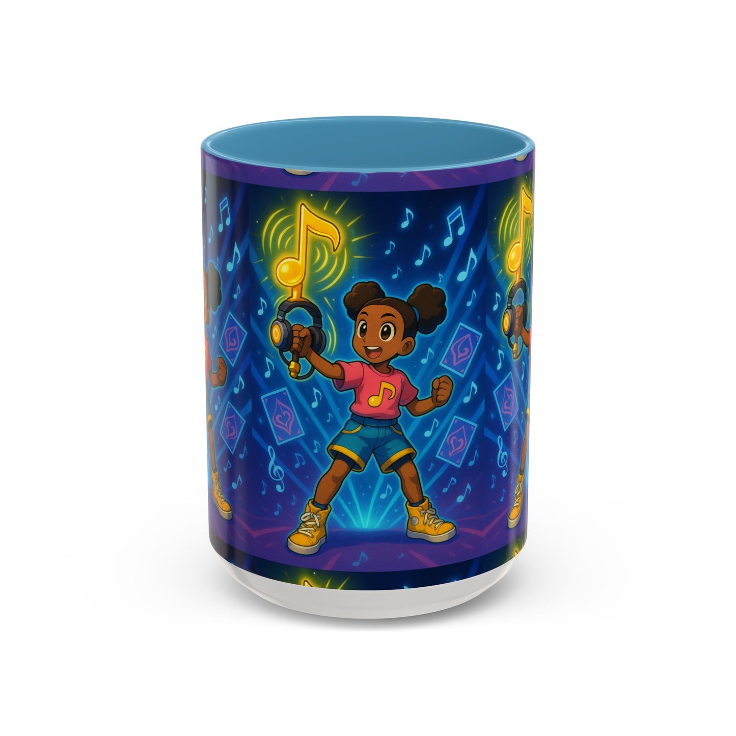 Joyful Music-Themed Coffee Mug | Perfect Gift for Music Lovers, Fun Home Decor, Birthday Present, or Child's Special Occasion