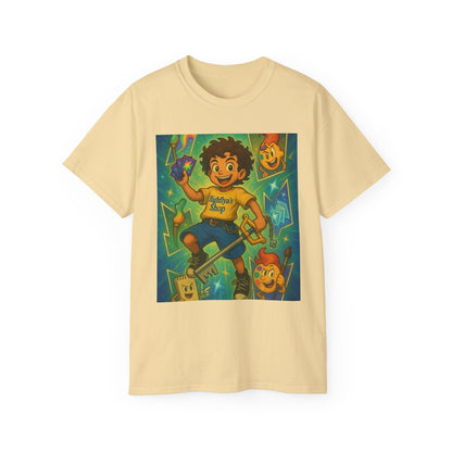 Retro-Inspired Kid's Tee, Cute Graphic T-Shirt, Unisex Cotton Apparel, Fun Summer Top, Gift for Kids, Playful Children's Clothing