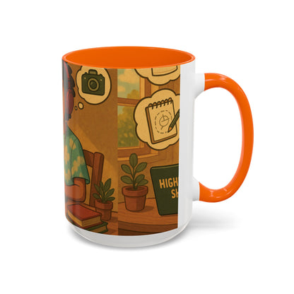 Creative Thinker Accent Coffee Mug - 11oz & 15oz