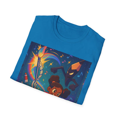 Heroic Adventure Unisex T-Shirt - Perfect for Kids & Teens, Great for Birthdays, Gift for Young Dreamers, Casual Wear, Fun Character Design