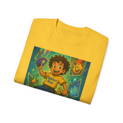 Retro-Inspired Kid's Tee, Cute Graphic T-Shirt, Unisex Cotton Apparel, Fun Summer Top, Gift for Kids, Playful Children's Clothing