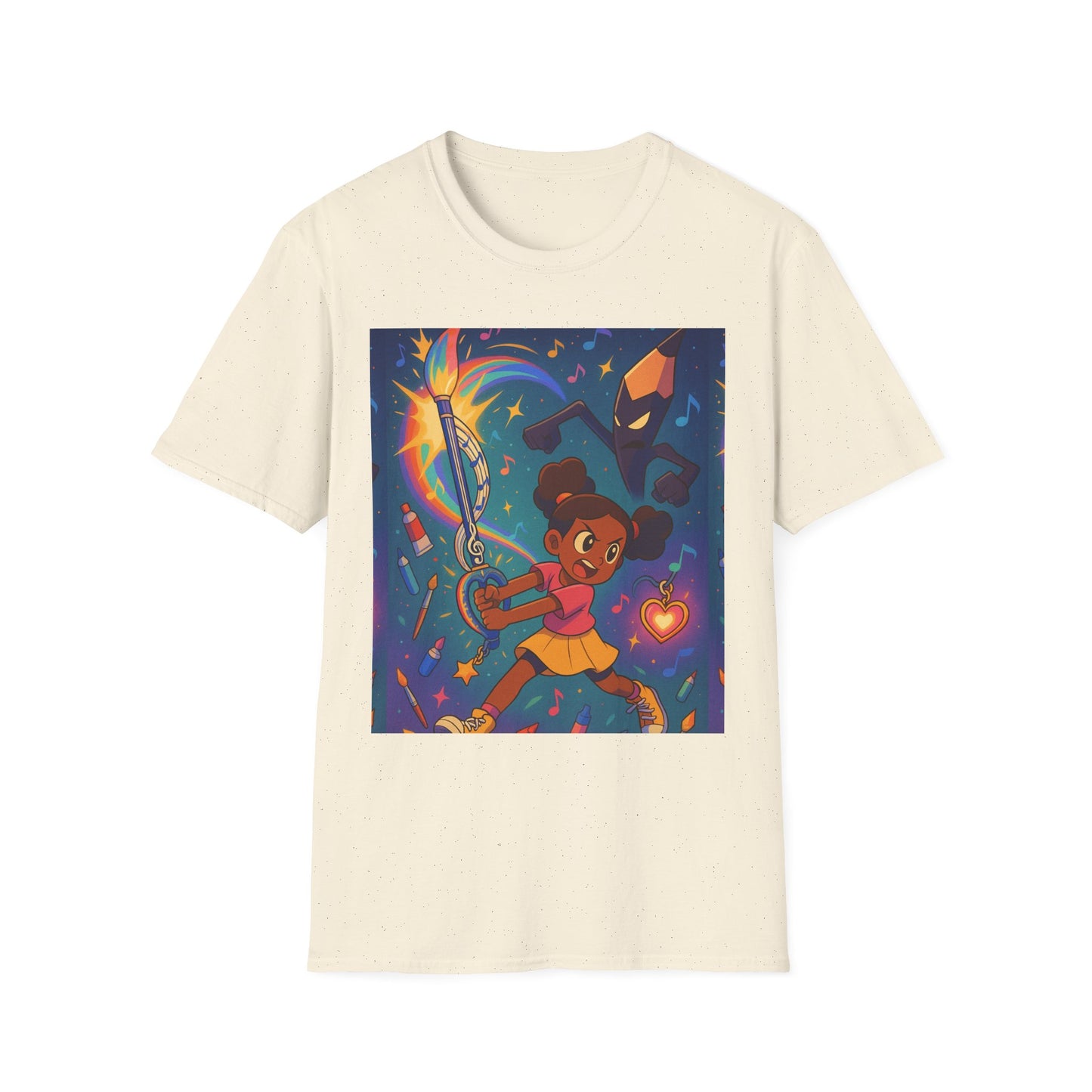 Heroic Adventure Unisex T-Shirt - Perfect for Kids & Teens, Great for Birthdays, Gift for Young Dreamers, Casual Wear, Fun Character Design