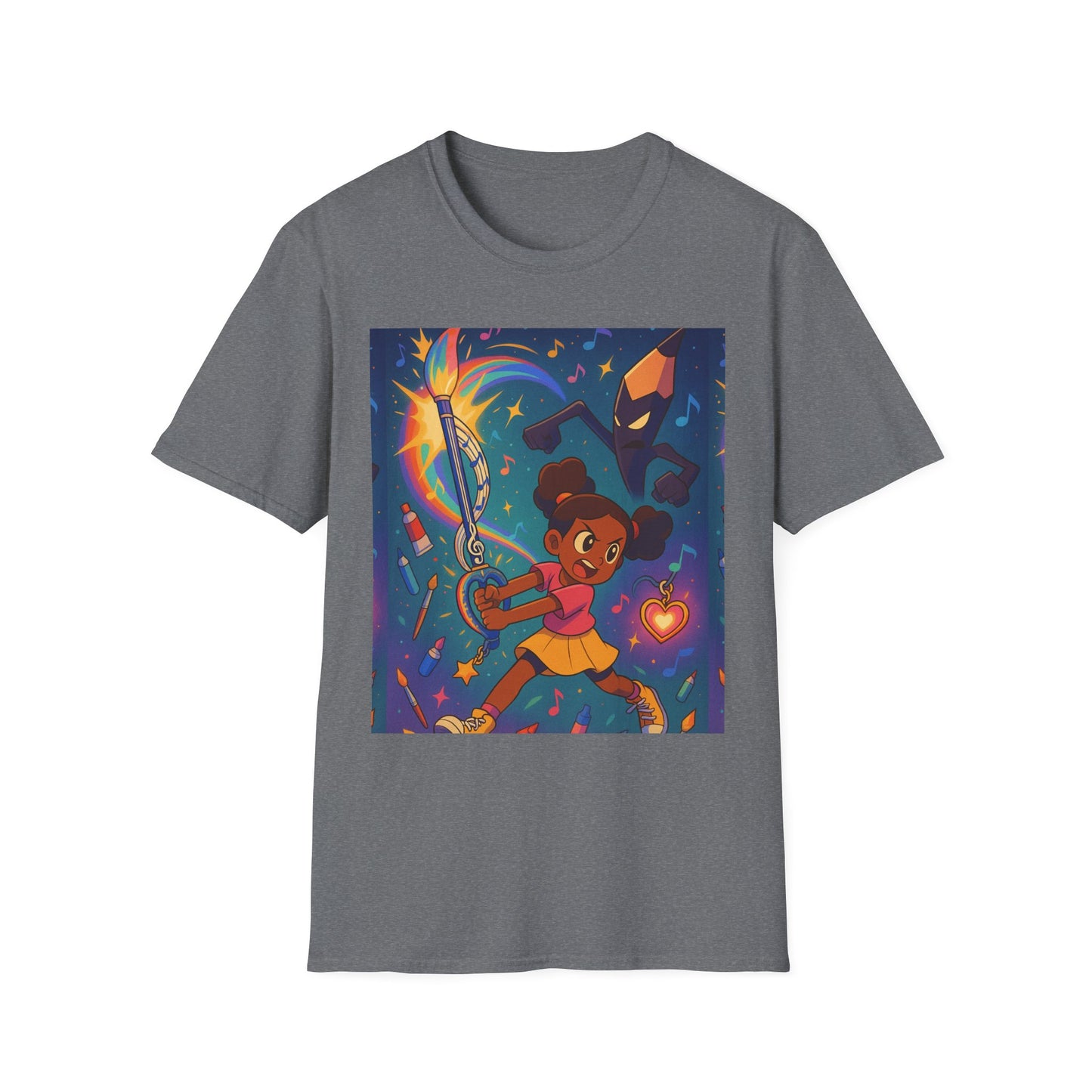 Heroic Adventure Unisex T-Shirt - Perfect for Kids & Teens, Great for Birthdays, Gift for Young Dreamers, Casual Wear, Fun Character Design