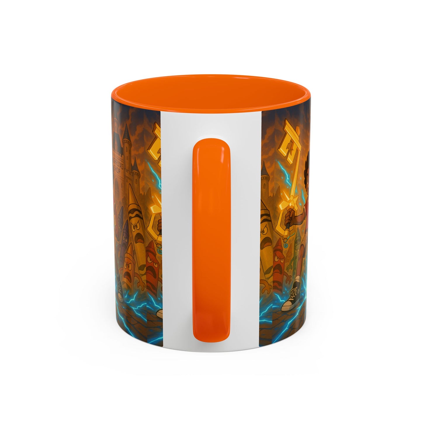 Electric Adventure Coffee Mug, Kids' Gift, Art Mug, Fun Drinkware, Fantasy Theme, Birthday Present