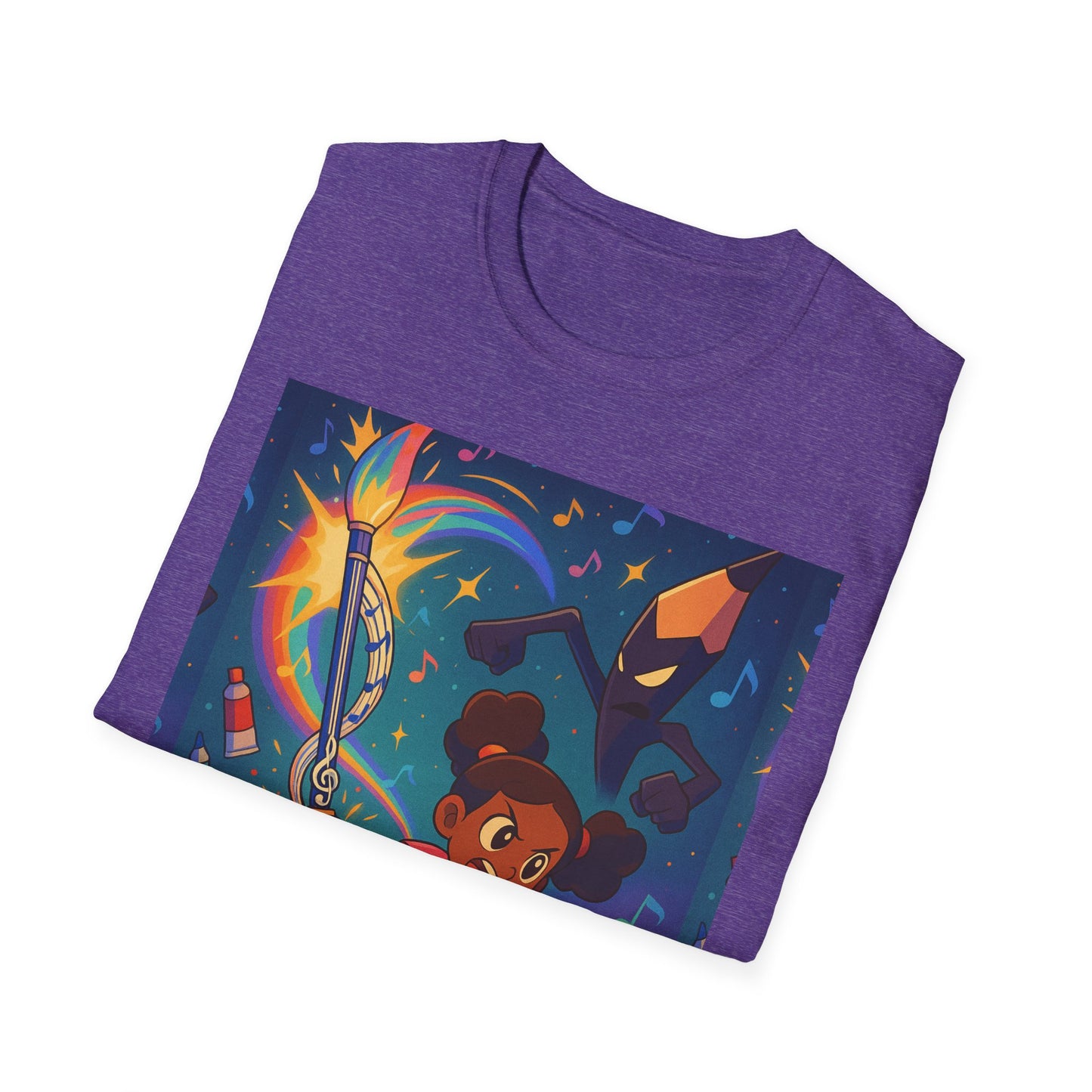 Heroic Adventure Unisex T-Shirt - Perfect for Kids & Teens, Great for Birthdays, Gift for Young Dreamers, Casual Wear, Fun Character Design