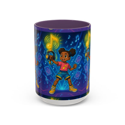 Joyful Music-Themed Coffee Mug | Perfect Gift for Music Lovers, Fun Home Decor, Birthday Present, or Child's Special Occasion
