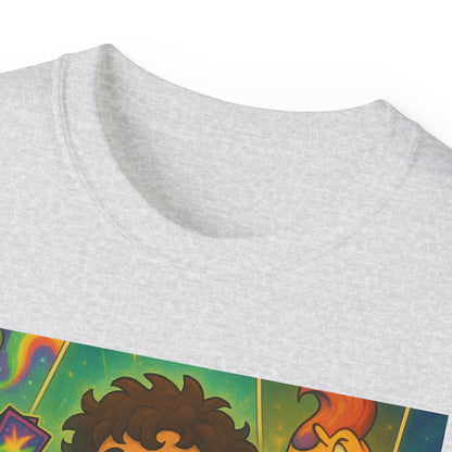 Retro-Inspired Kid's Tee, Cute Graphic T-Shirt, Unisex Cotton Apparel, Fun Summer Top, Gift for Kids, Playful Children's Clothing