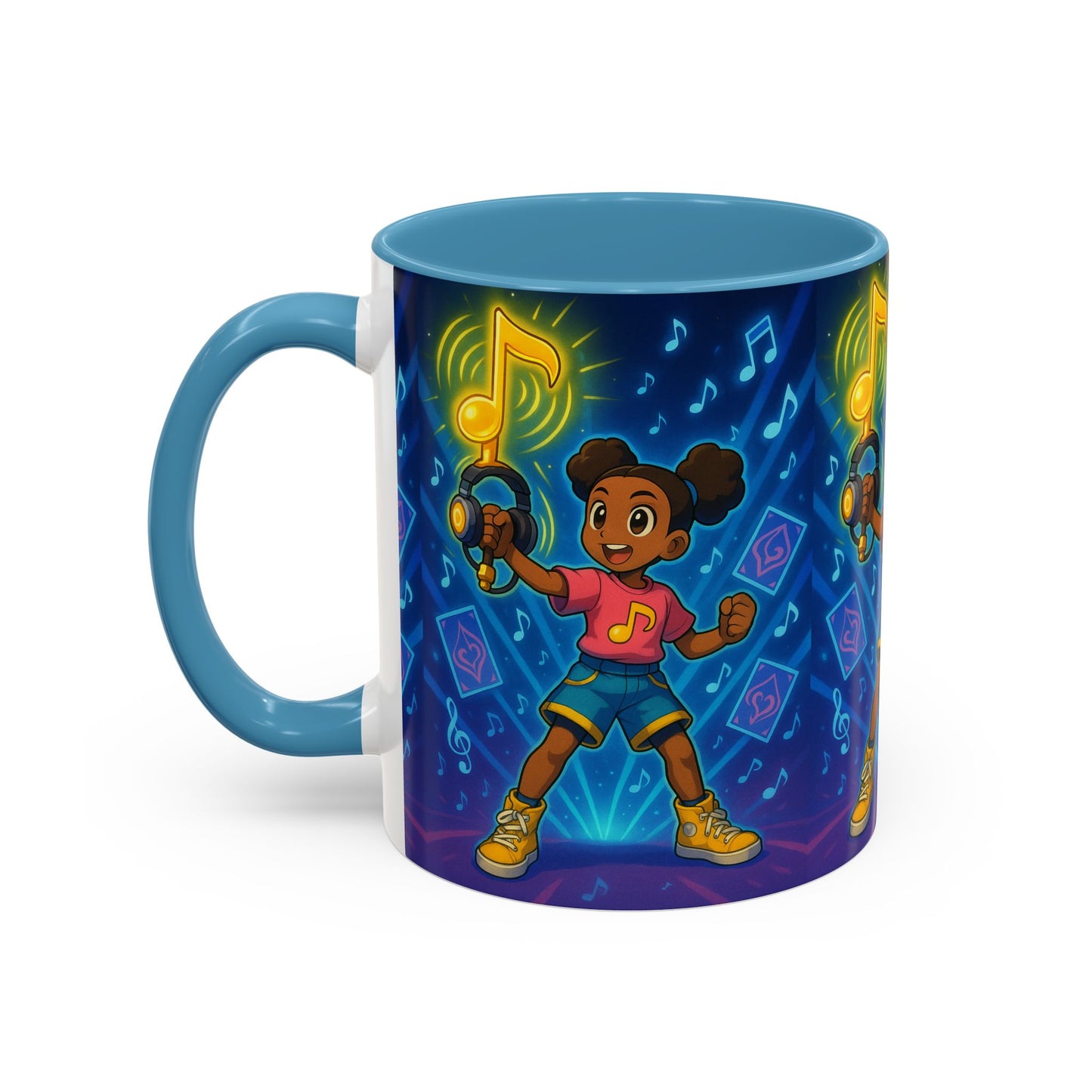 Joyful Music-Themed Coffee Mug | Perfect Gift for Music Lovers, Fun Home Decor, Birthday Present, or Child's Special Occasion