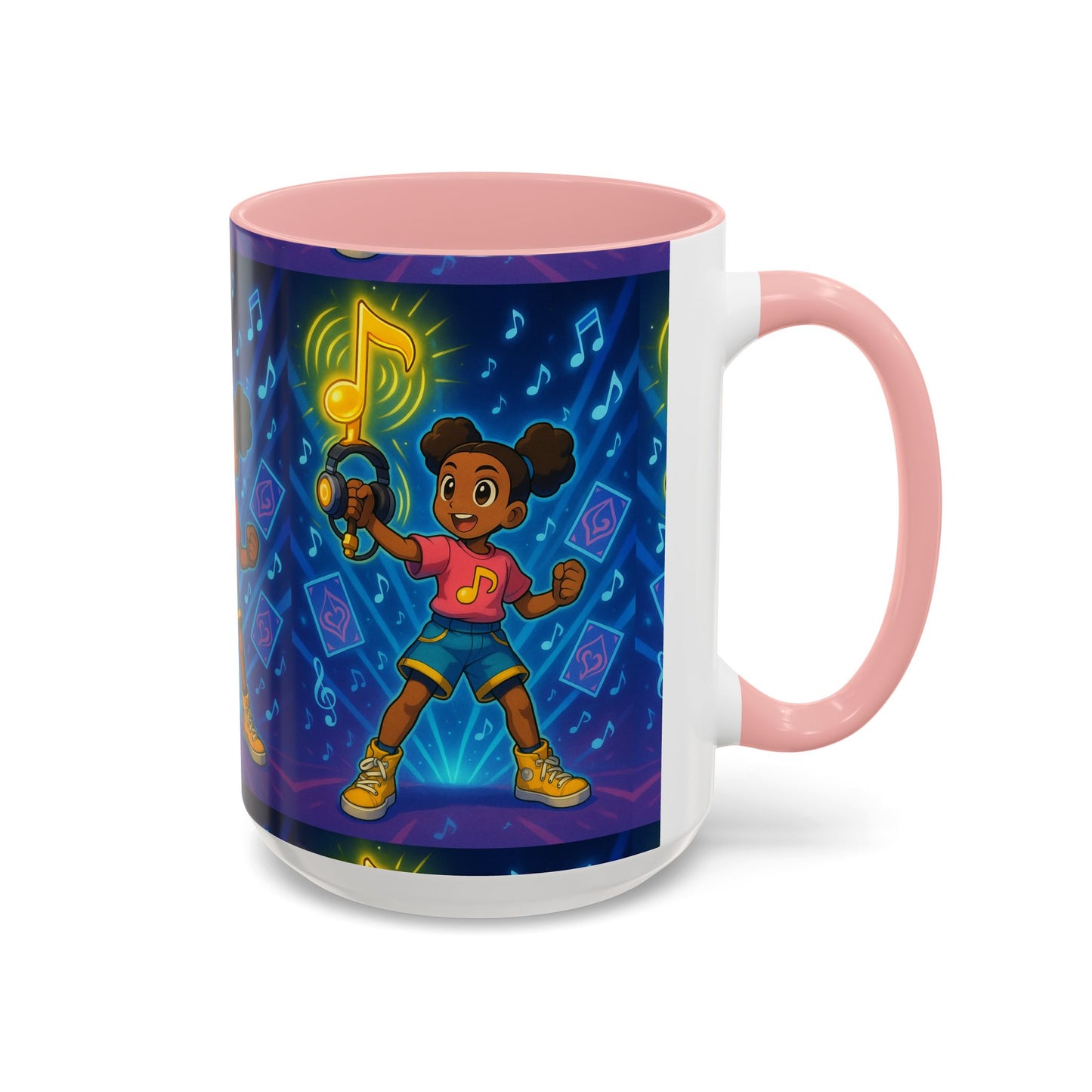 Joyful Music-Themed Coffee Mug | Perfect Gift for Music Lovers, Fun Home Decor, Birthday Present, or Child's Special Occasion