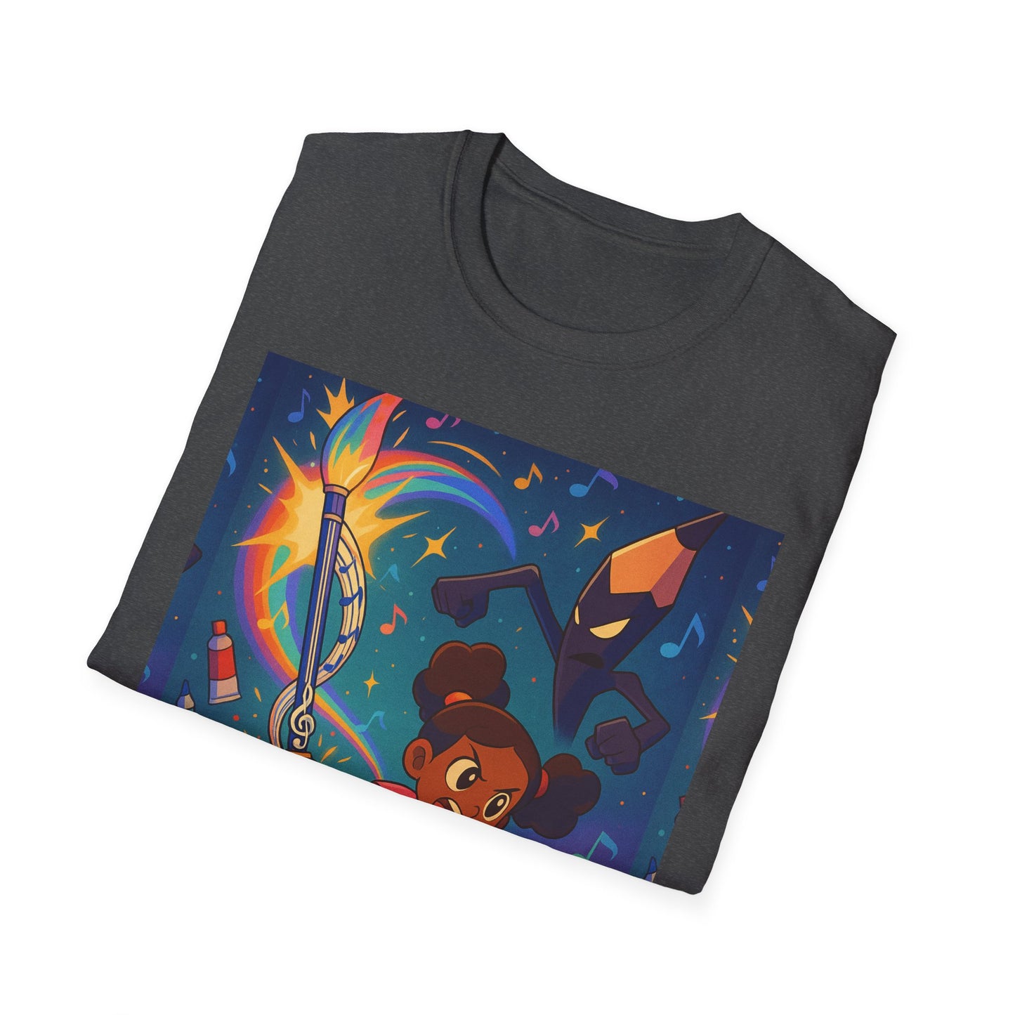 Heroic Adventure Unisex T-Shirt - Perfect for Kids & Teens, Great for Birthdays, Gift for Young Dreamers, Casual Wear, Fun Character Design