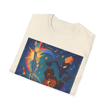 Heroic Adventure Unisex T-Shirt - Perfect for Kids & Teens, Great for Birthdays, Gift for Young Dreamers, Casual Wear, Fun Character Design