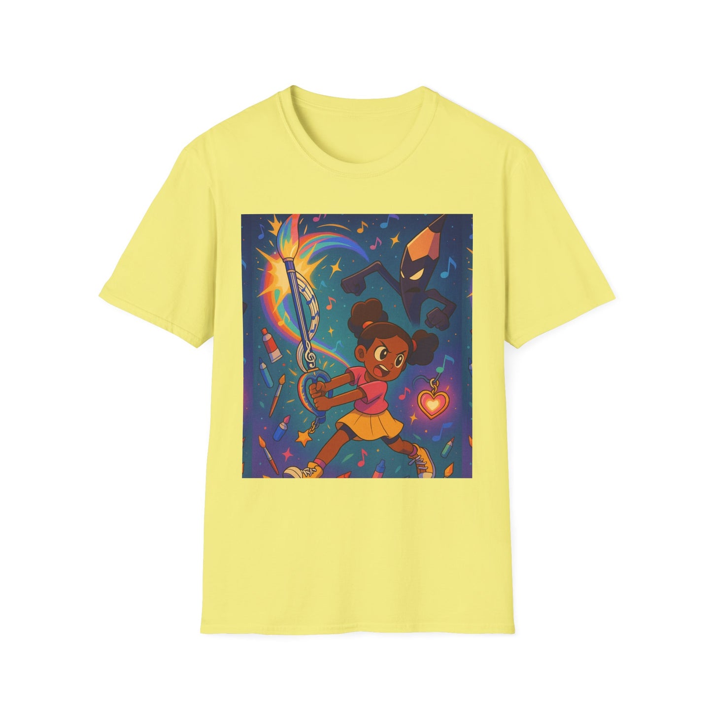 Heroic Adventure Unisex T-Shirt - Perfect for Kids & Teens, Great for Birthdays, Gift for Young Dreamers, Casual Wear, Fun Character Design